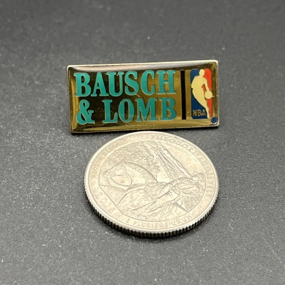 Bausch & Lomb Sponsor NBA Basketball‎ Lapel Hat Pin